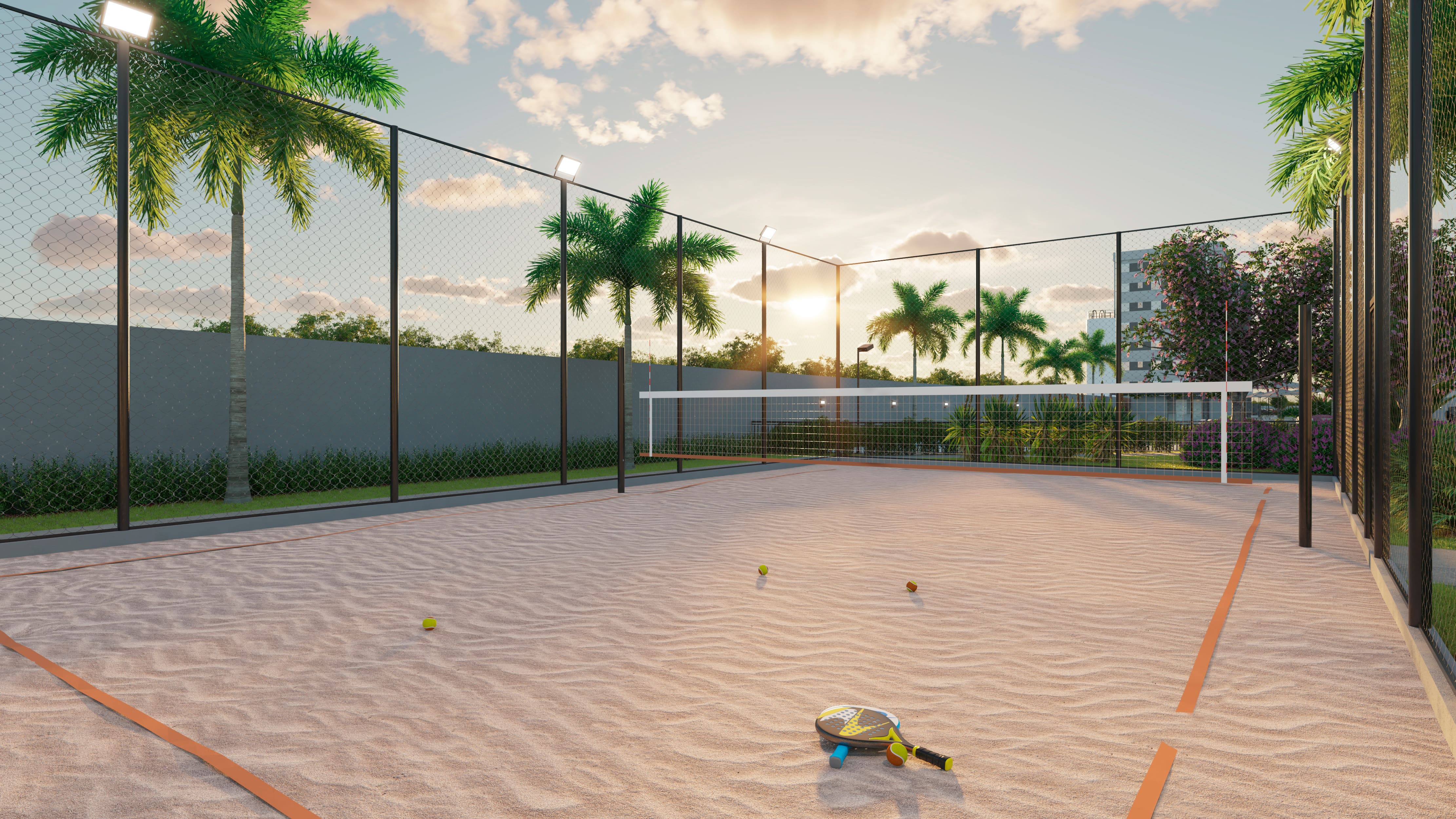 Quadra de Beach Tennis