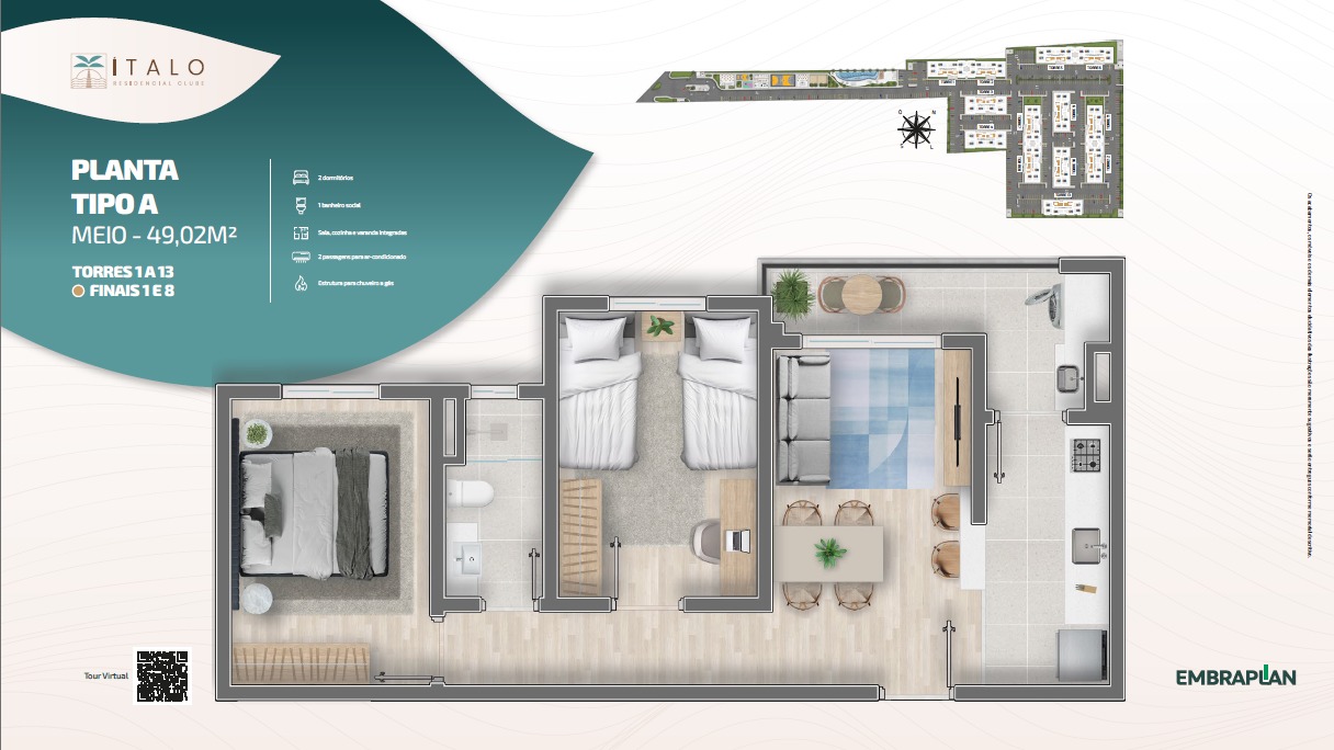Planta Ítalo Residencial Clube