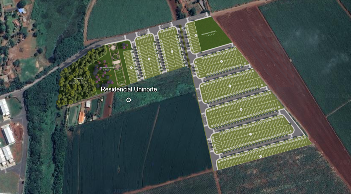 Planta Loteamento Residencial Uninorte