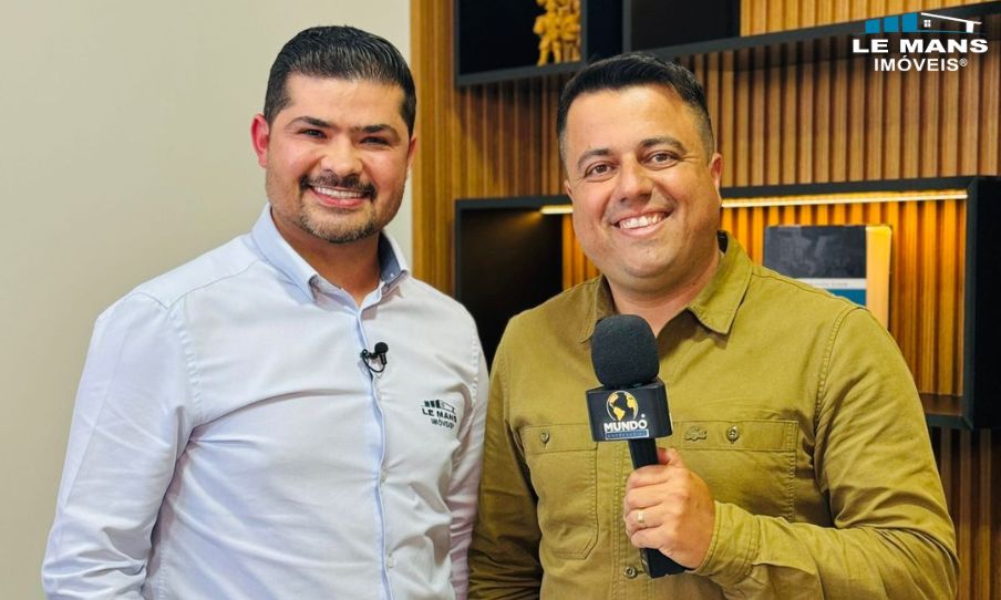 Le Mans recebe equipe do programa Mundo Empresarial (SBT) e reforça protagonismo no mercado imobiliário regional