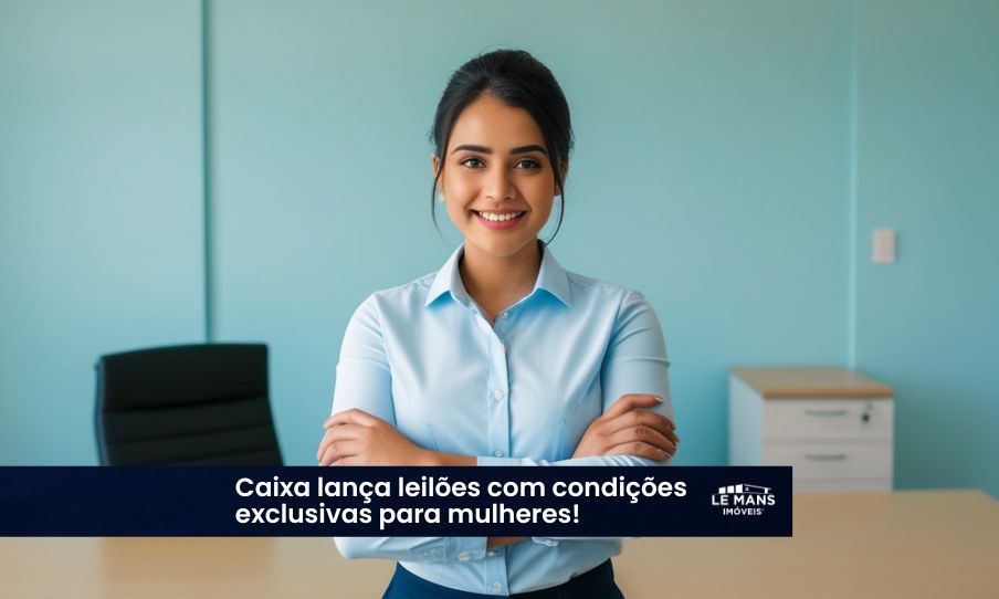 Protagonismo Feminino: Caixa abre leilões com condições especiais para mulheres