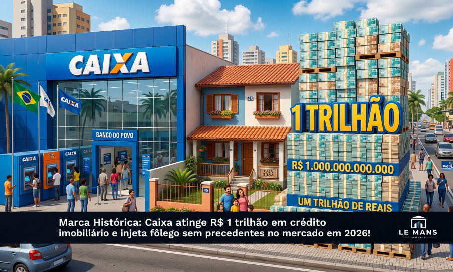 Caixa atinge marca histórica de R$ 1 trilhão em crédito imobiliário: O que isso significa para quem quer comprar um imóvel?